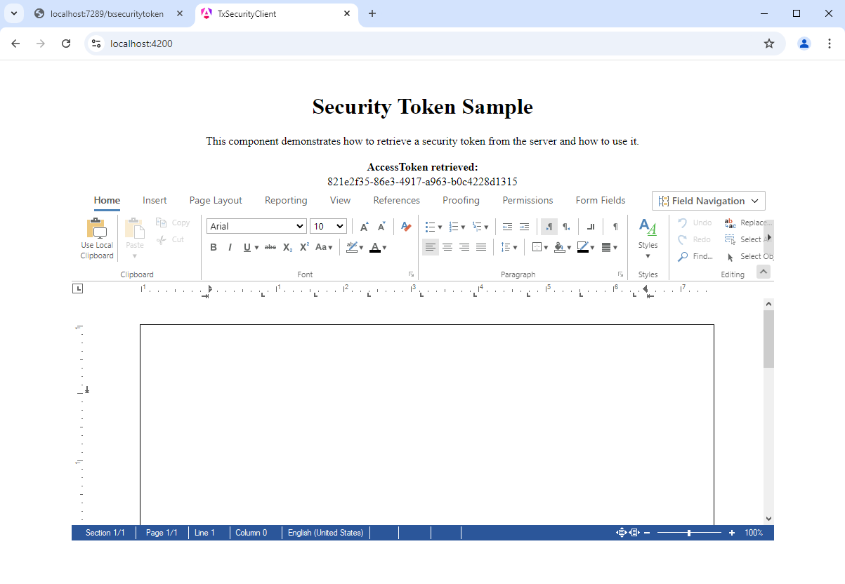 TX Text Control Security Middleware
