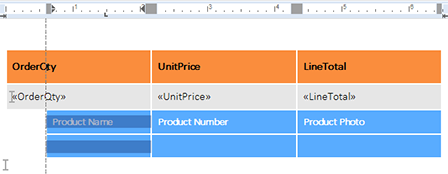Repeating blocks with related sub tables