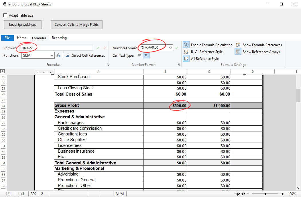 Excel Document