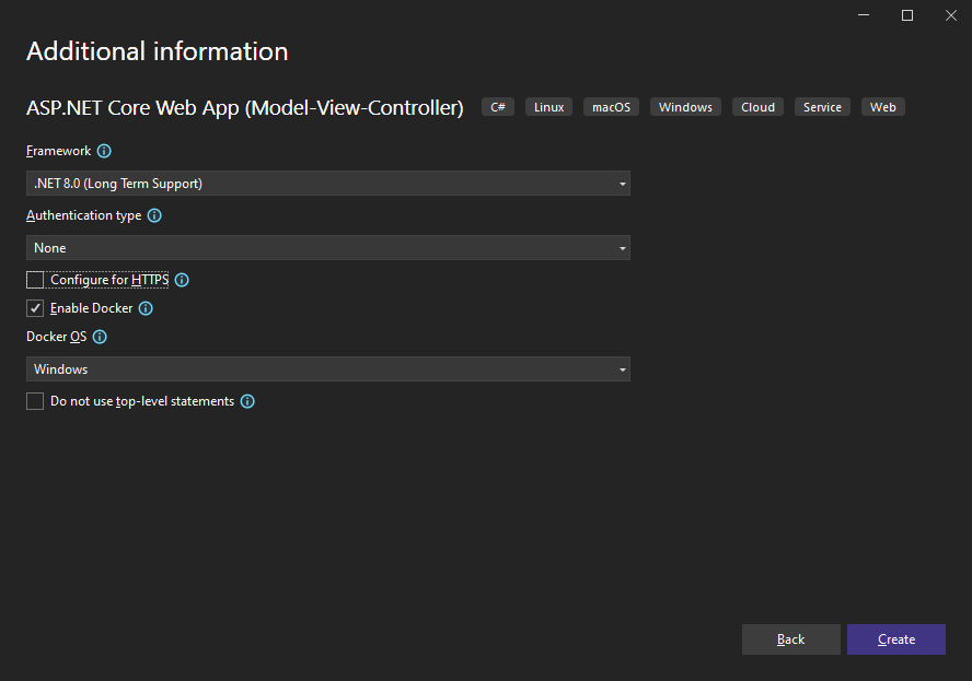 Creating the .NET 6 project