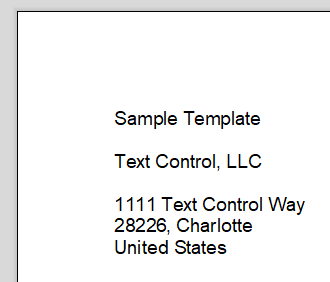 Creating documents with TX Text Control Creating documents with TX Text Control