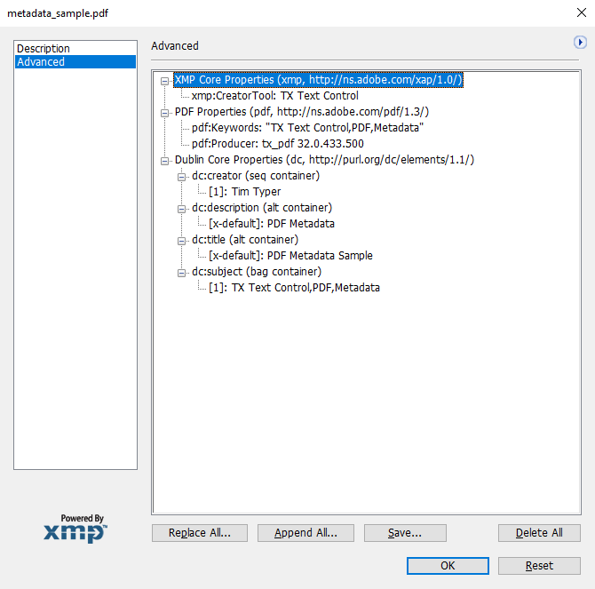 PDF Metadata