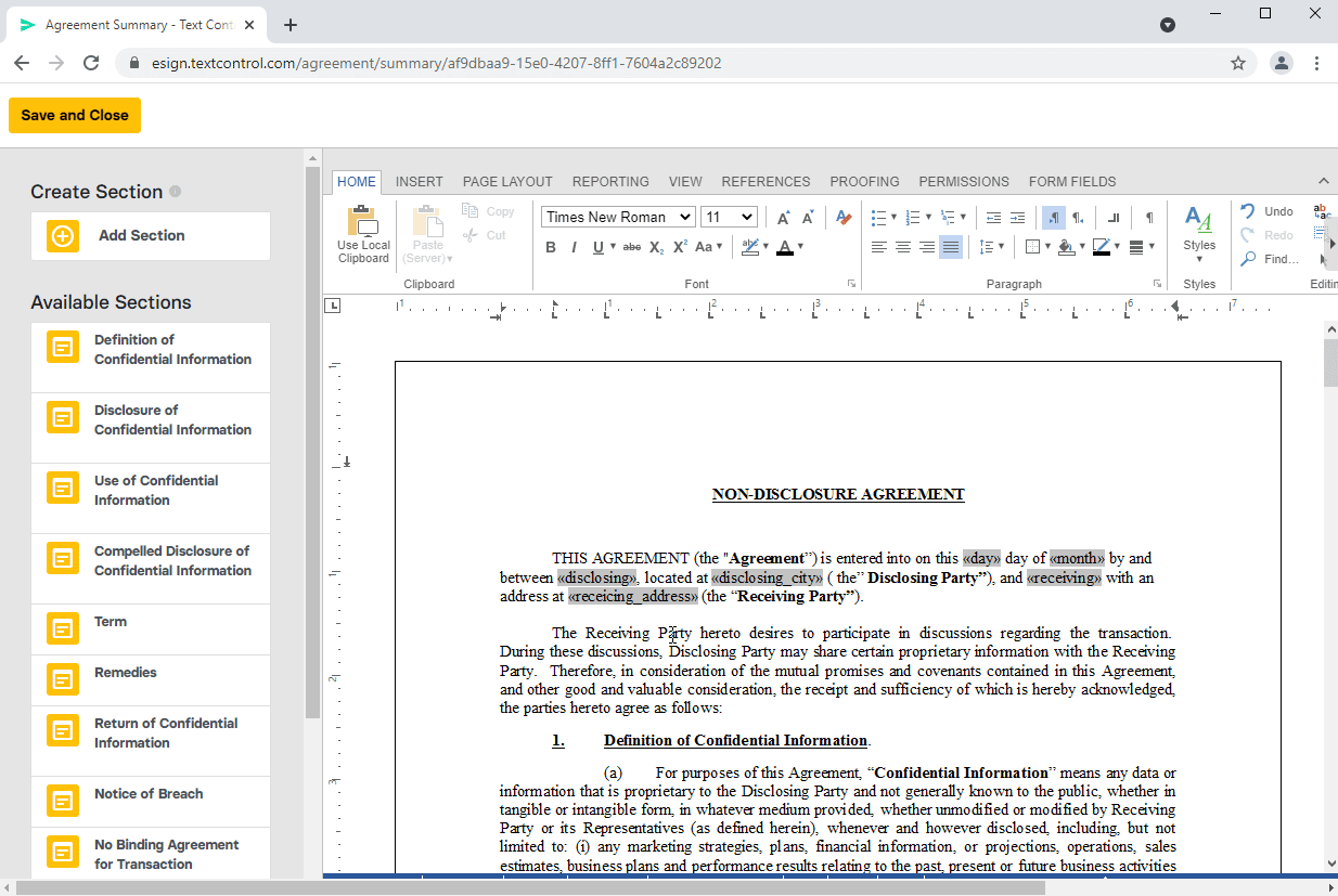Agreement Designer Agreement Designer