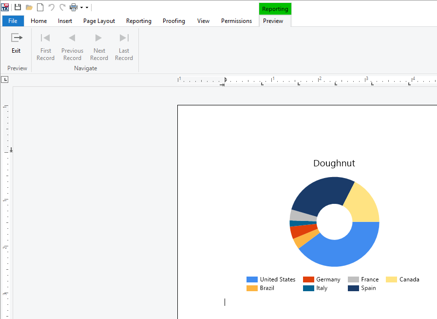 Insert chart object