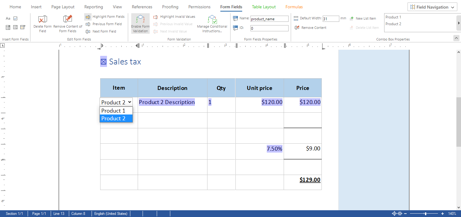 Creating form documents with TX Text Control Creating form documents with TX Text Control