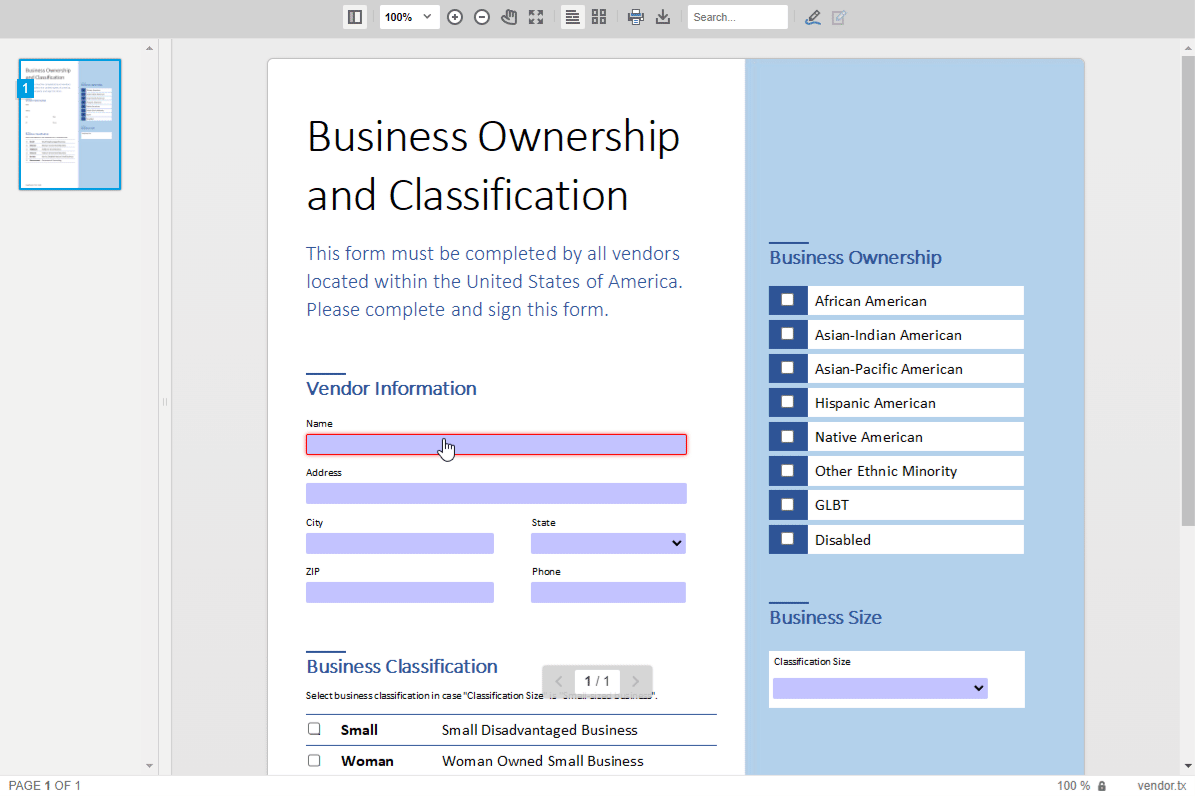 PDF Viewer ASP.NET Core C#
