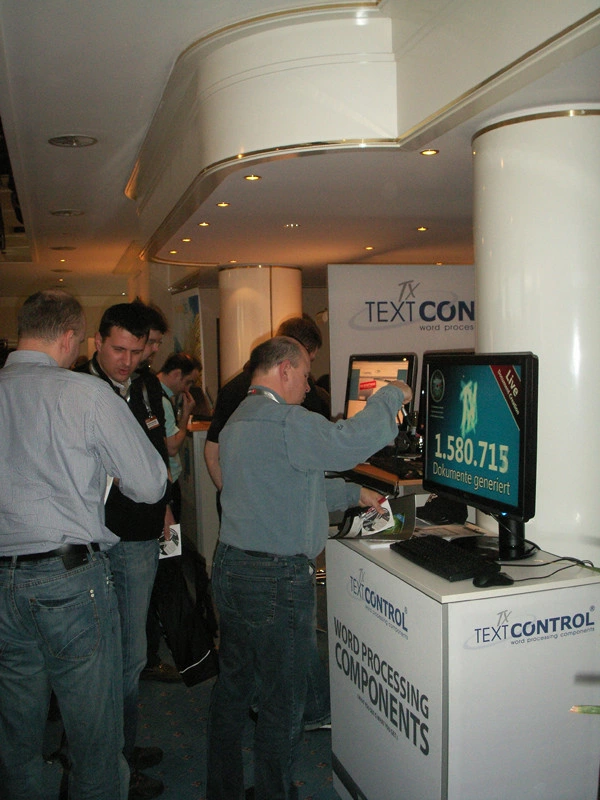 TX Text Control booth TX Text Control booth