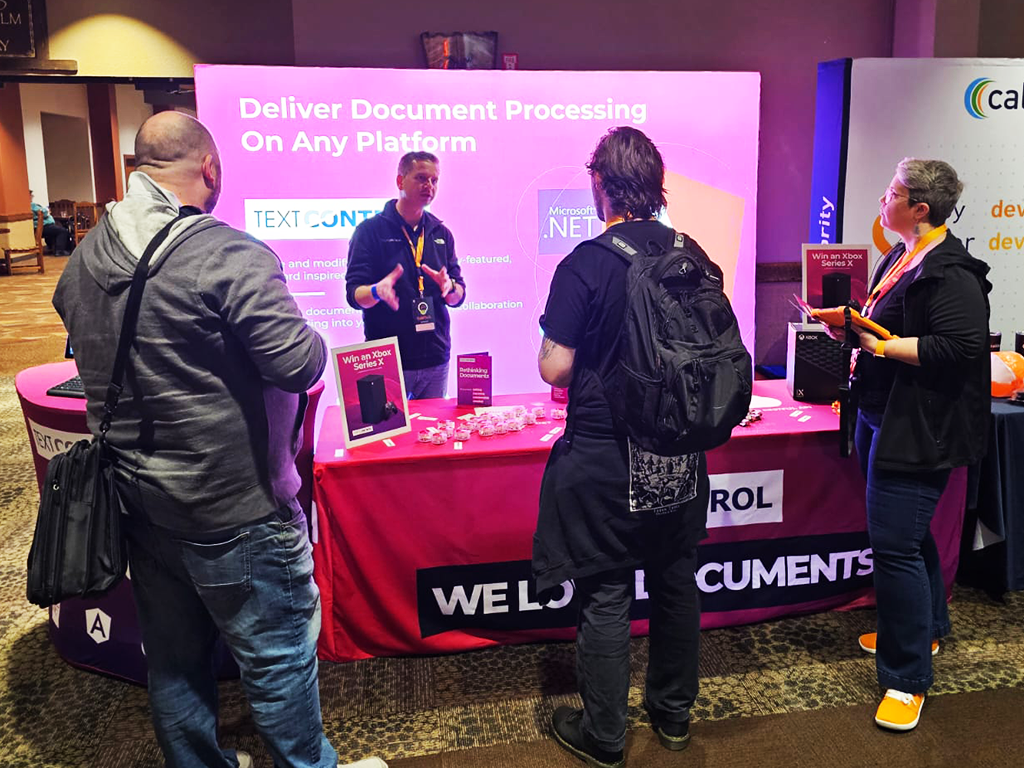 Text Control at CodeMash 2024 Text Control at CodeMash 2024