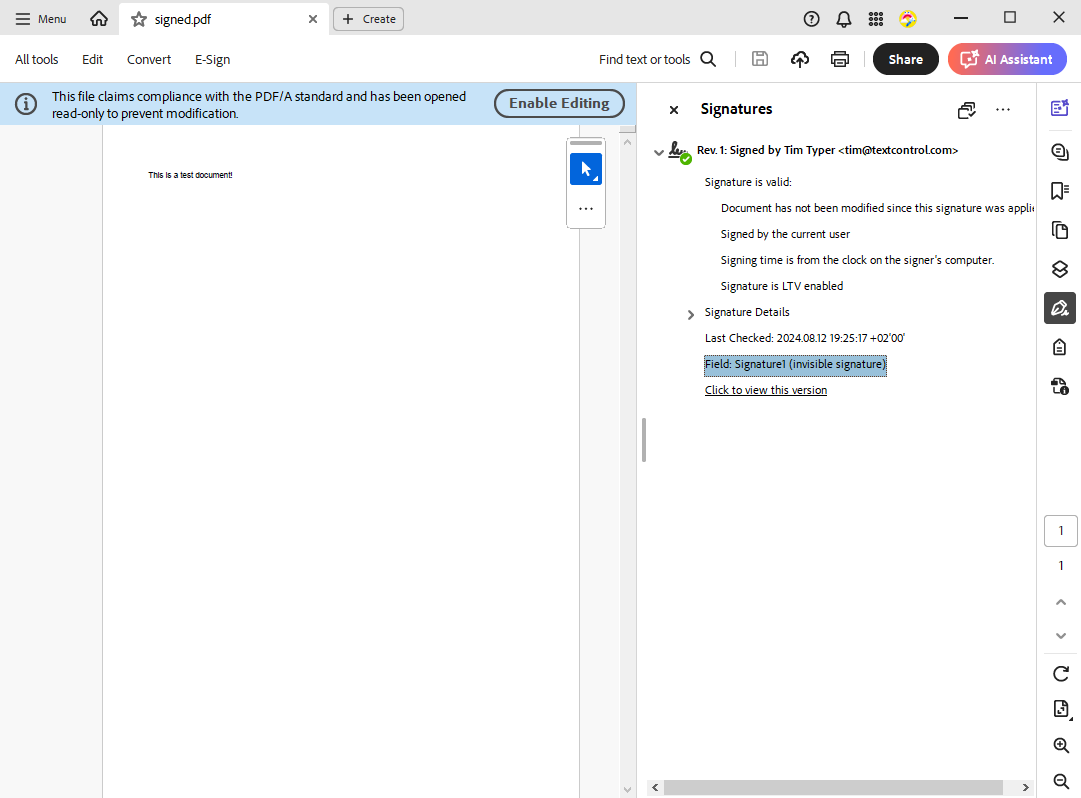 Create PDF
