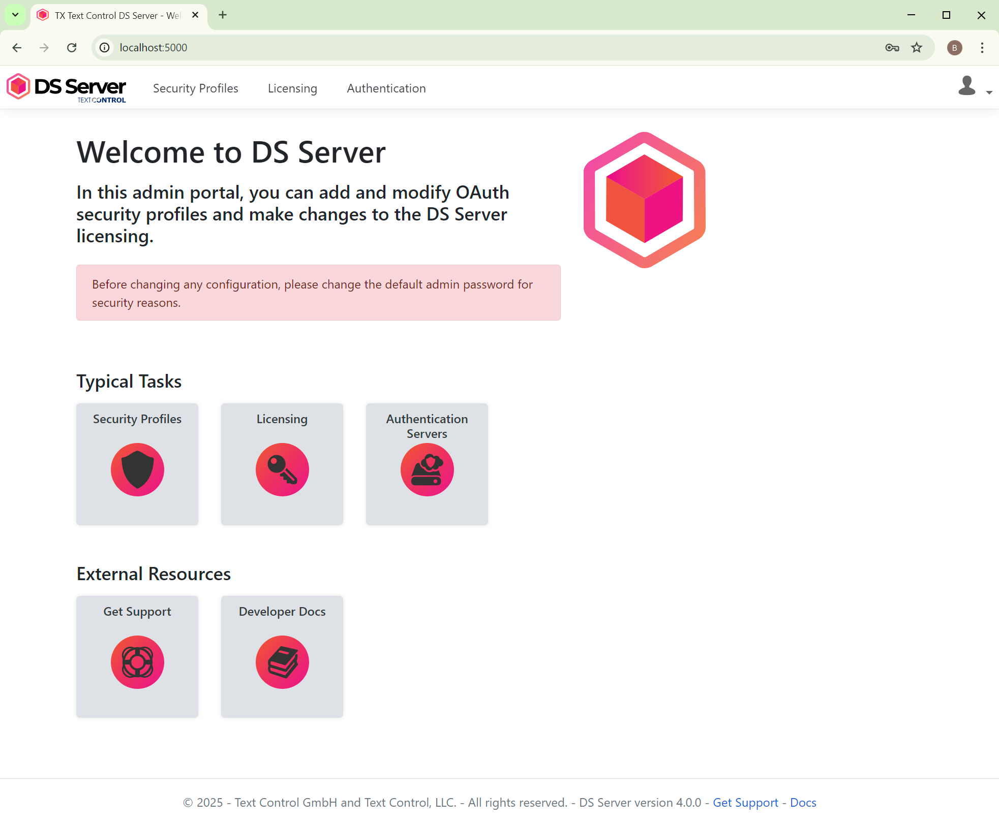 DS Server Portal DS Server Portal