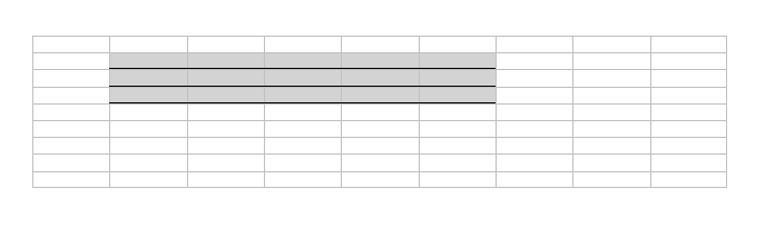 Selecting Table Cells