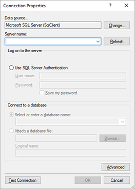 DatabaseConnectionDialog DatabaseConnectionDialog