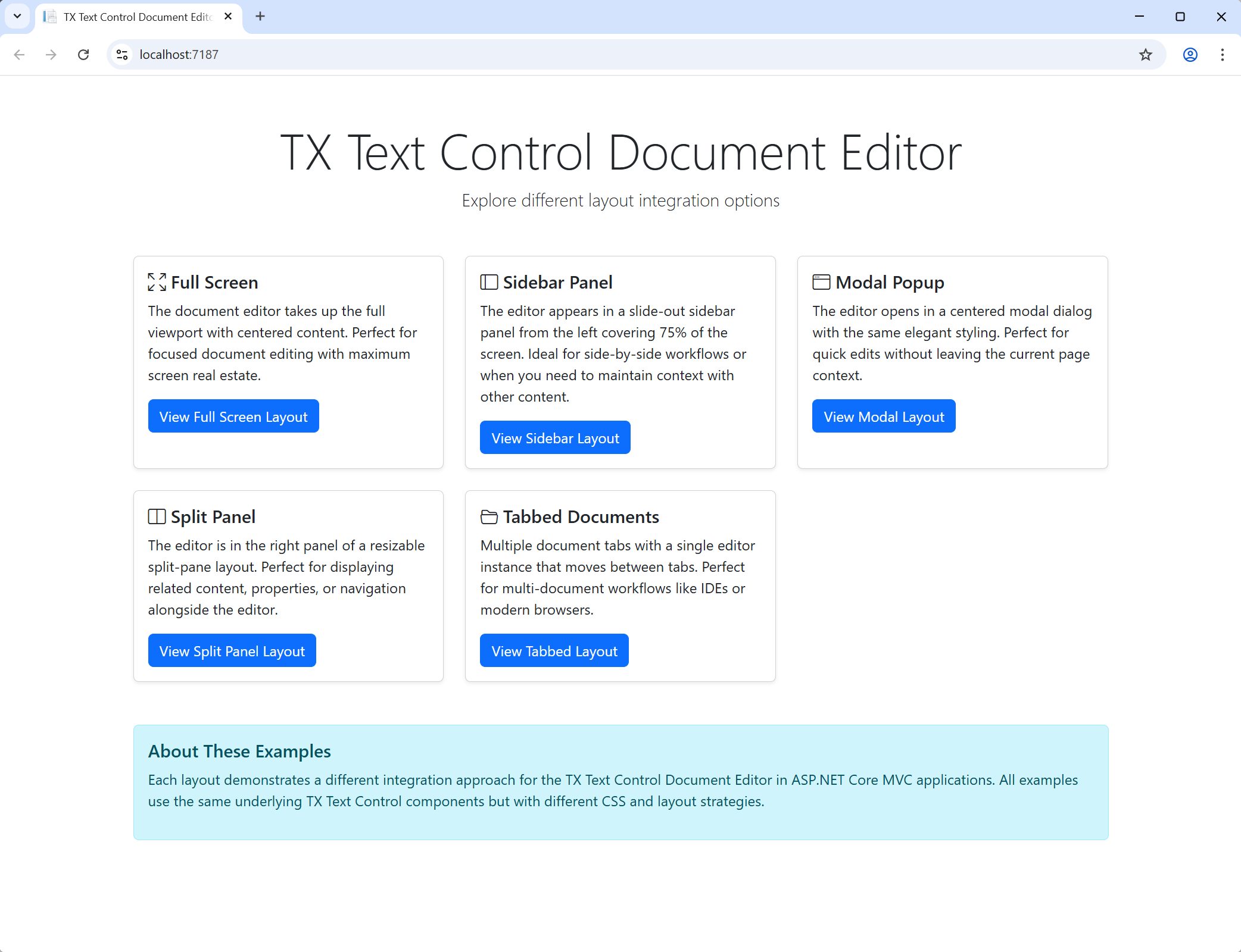 Overview of the Sample Application