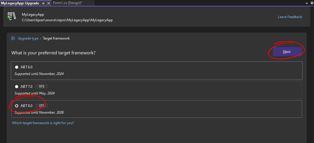 Windows Forms Application