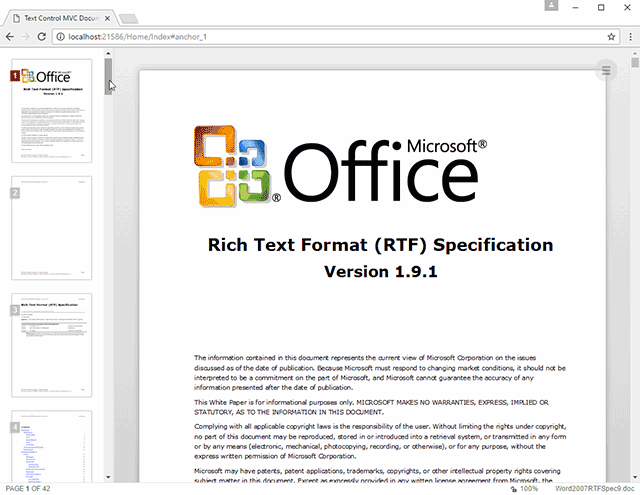 HTML5 based MVC DocumentViewer public beta program launched