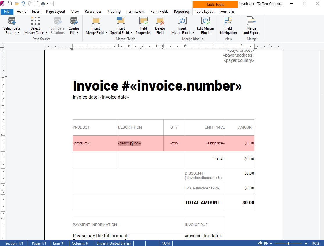 Template Document