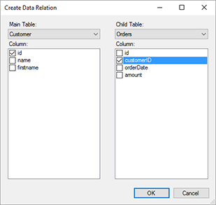 EditDataRelationsDialog EditDataRelationsDialog