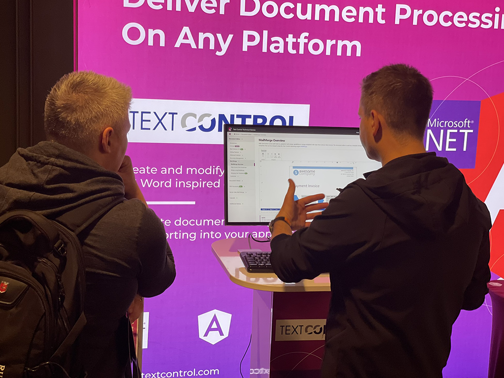 Text Control at BASTA! Spring 2023 Text Control at BASTA! Spring 2023