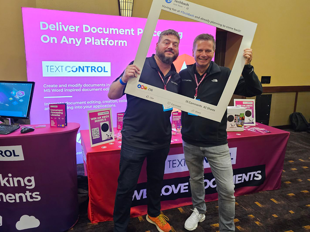 Text Control TechBash 2023 Text Control TechBash 2023