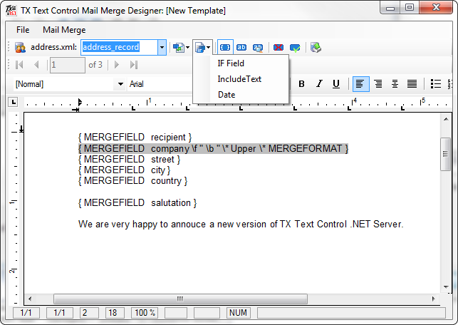 Mail Merge Designer Mail Merge Designer