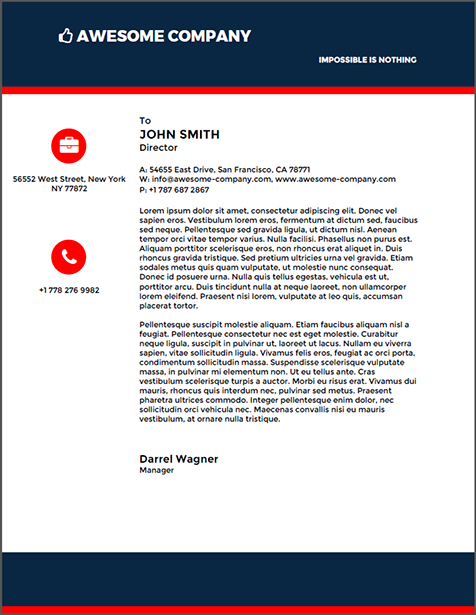Letterhead Letterhead