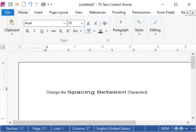 TX Text Control Character Attributes TX Text Control Character Attributes