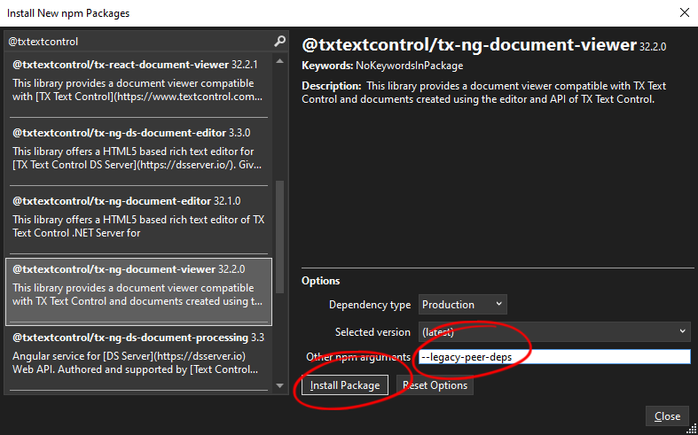Install @txtextcontrol/tx-ng-document-viewer Install @txtextcontrol/tx-ng-document-viewer