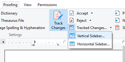 Sidebar panels in TX Words