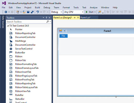 Customizing the Text Control Ribbon control