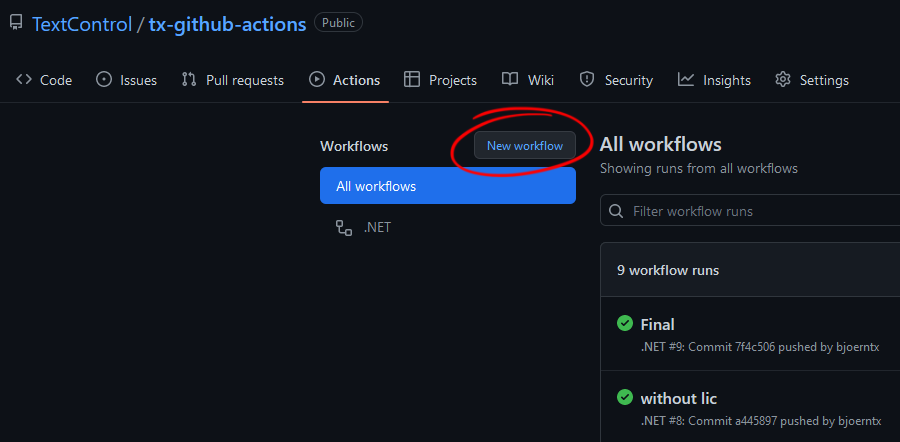 GitHub Actions GitHub Actions