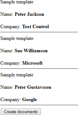 MailMerge: Creating separate documents from multiple data records MailMerge: Creating separate documents from multiple data records