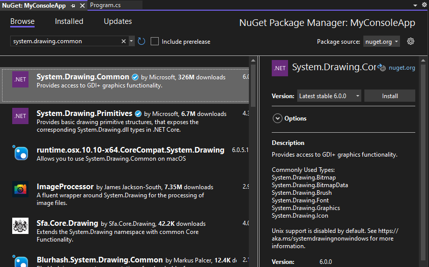 Creating console applications Creating console applications