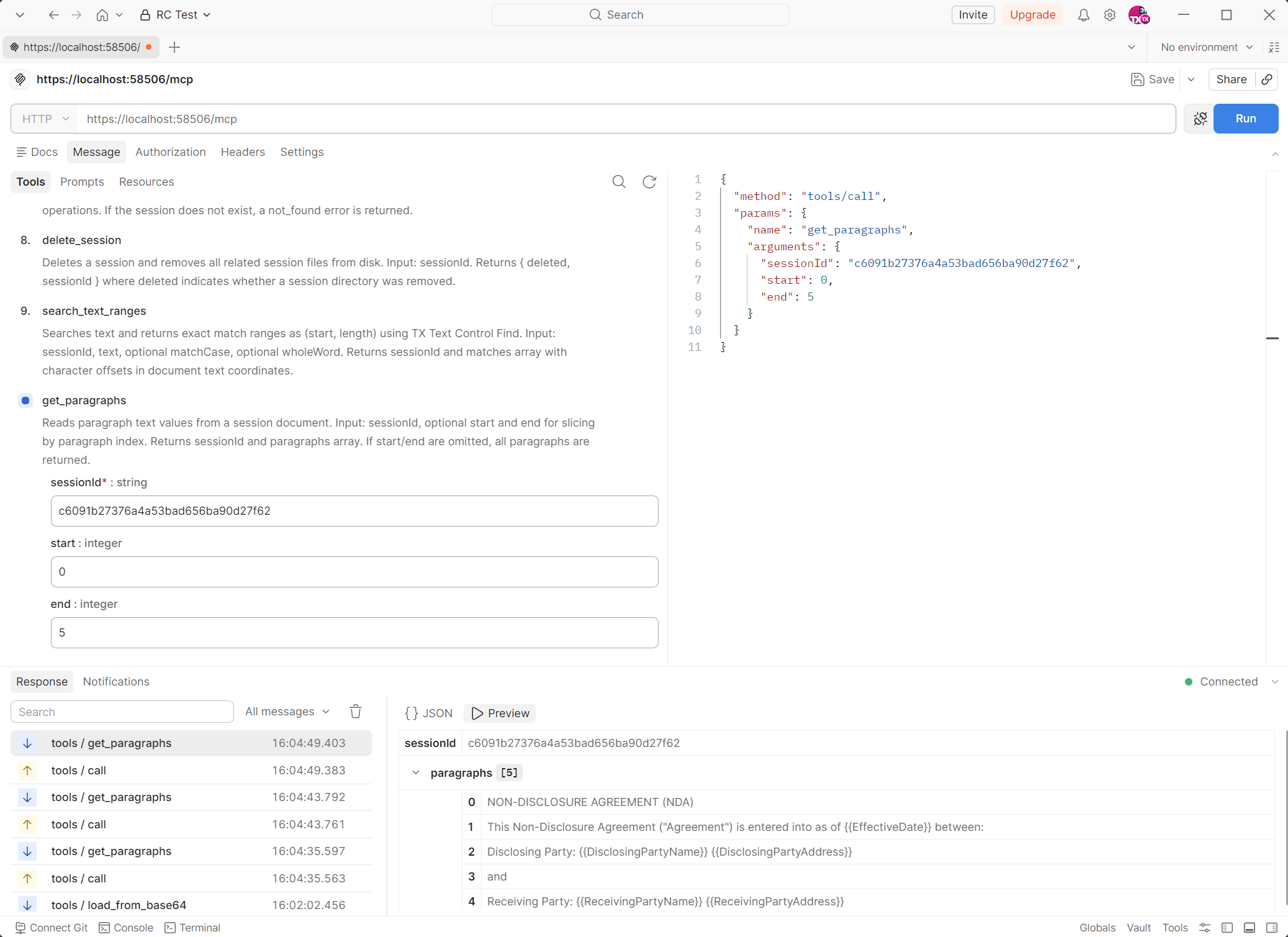 Step 2: Retrieving paragraphs