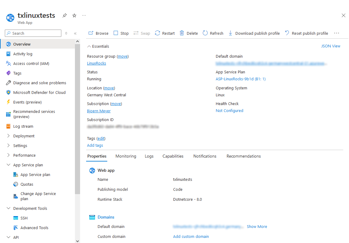 TX Text Control 33.0 on Azure App Services