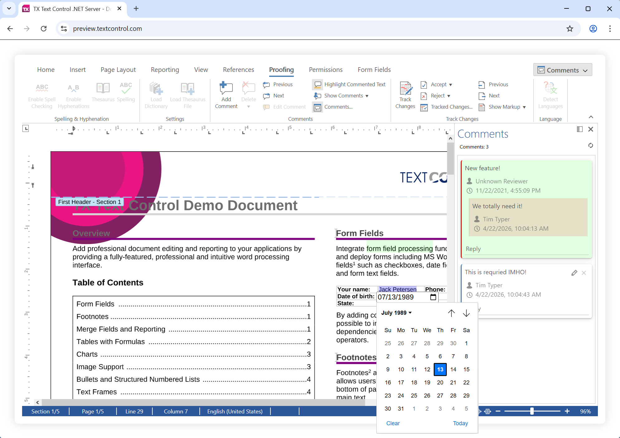 Document editor and viewer Document editor and viewer