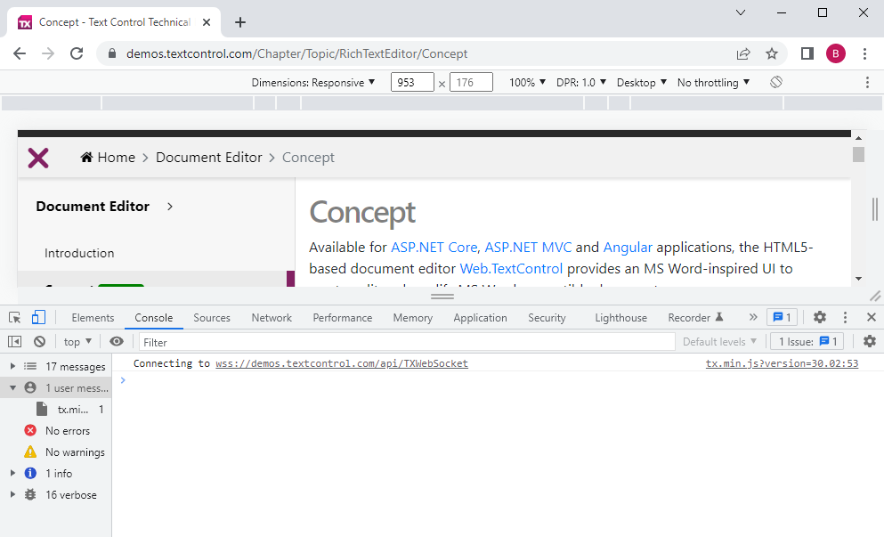 Event Viewer TX Text Control