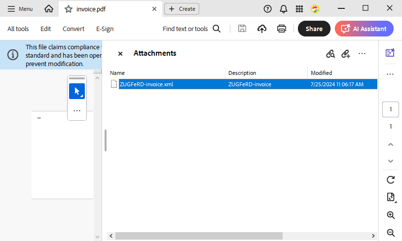 Creating ZUGFeRD documents with TX Text Control