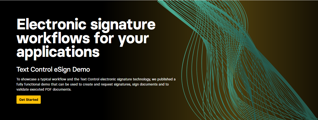 Text Control eSign Text Control eSign