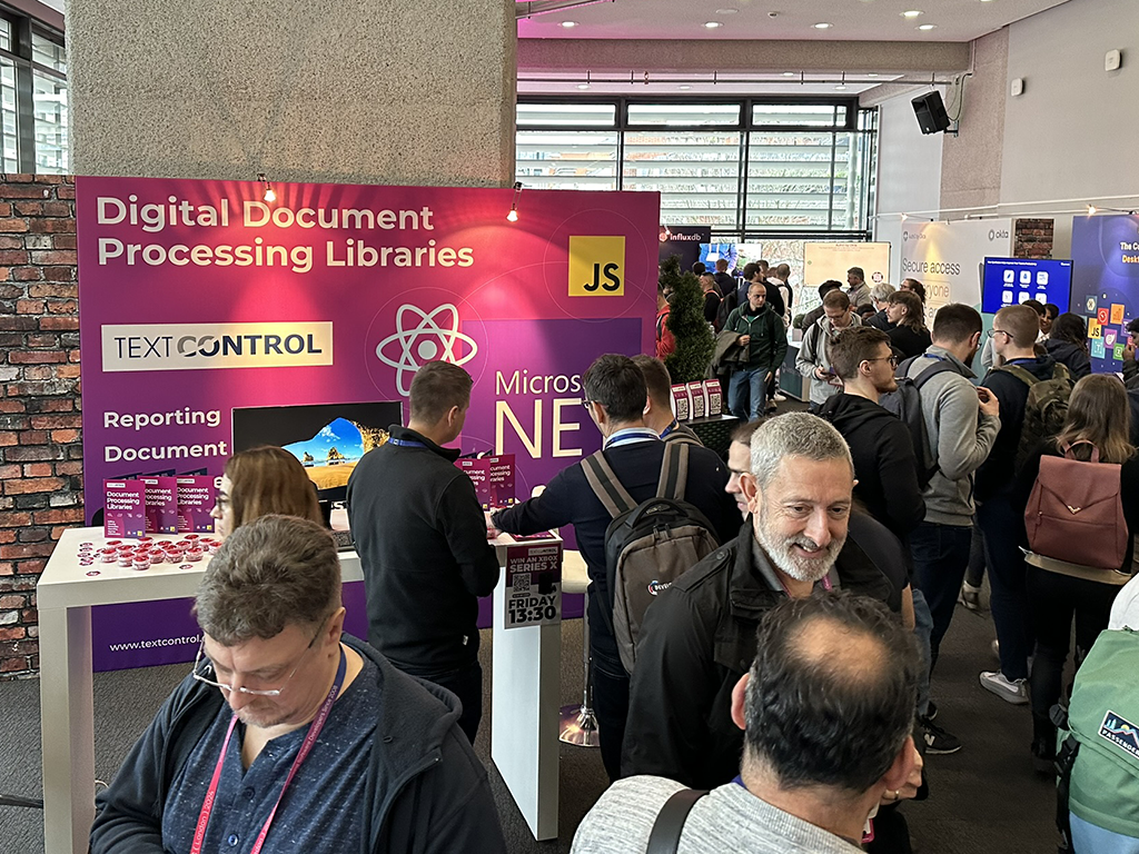 NDC London Text Control Booth