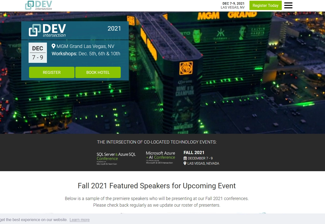 DevIntersection website