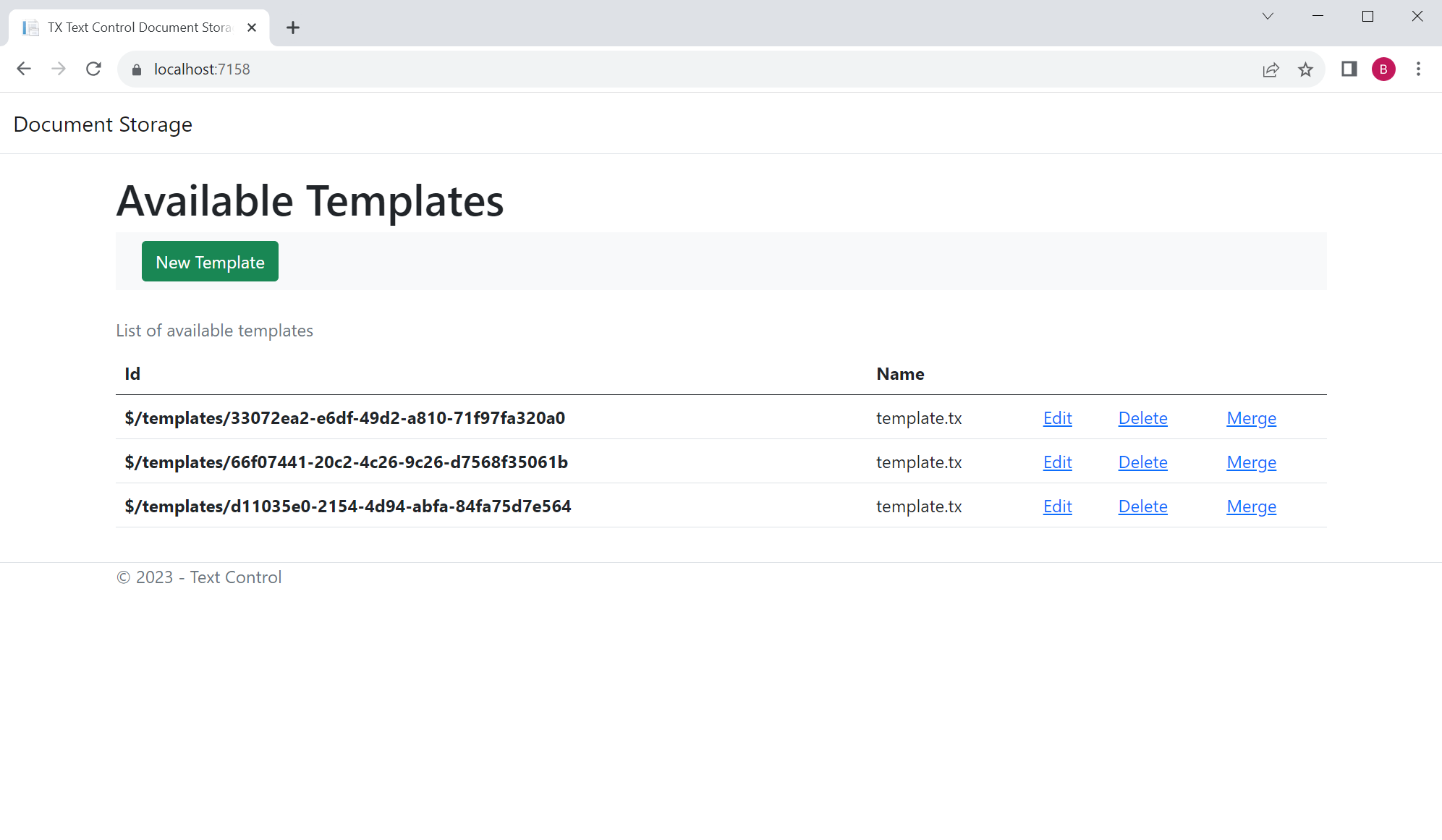 Creating documents with TX Text Control
