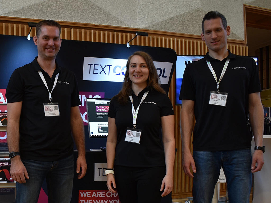Text Control at Developer Days Magdeburg 2018 Text Control at Developer Days Magdeburg 2018