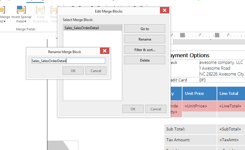 Renaming UI