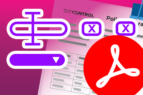 Designing the Perfect PDF Form with TX Text Control in .NET C#
