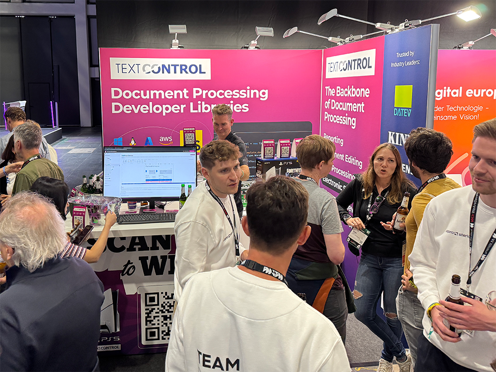 Text Control at WeAreDevelopers World Congress 2025 Text Control at WeAreDevelopers World Congress 2025