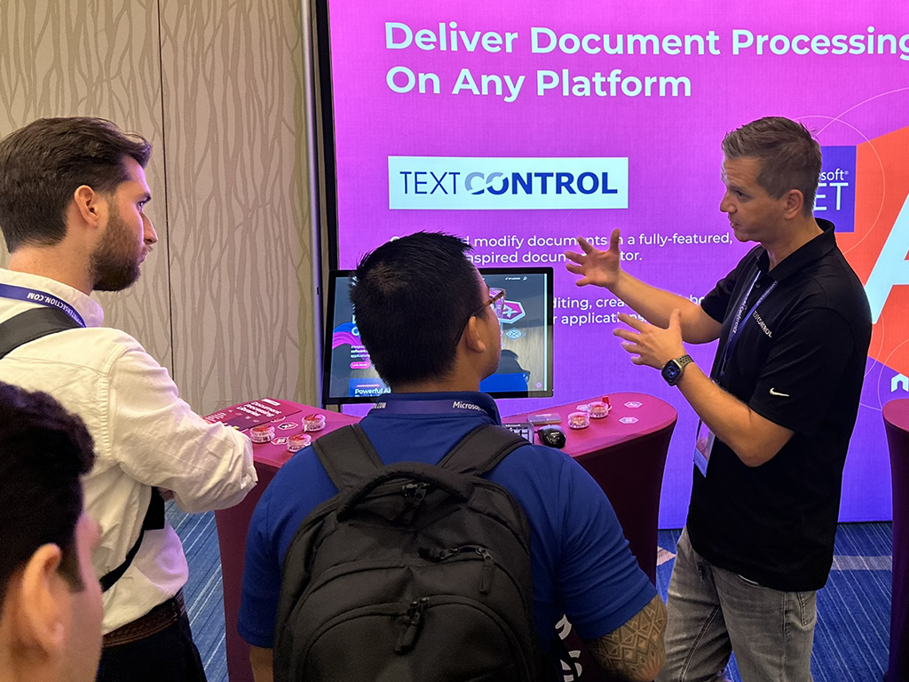 Text Control at DEVintersection 2023 Text Control at DEVintersection 2023