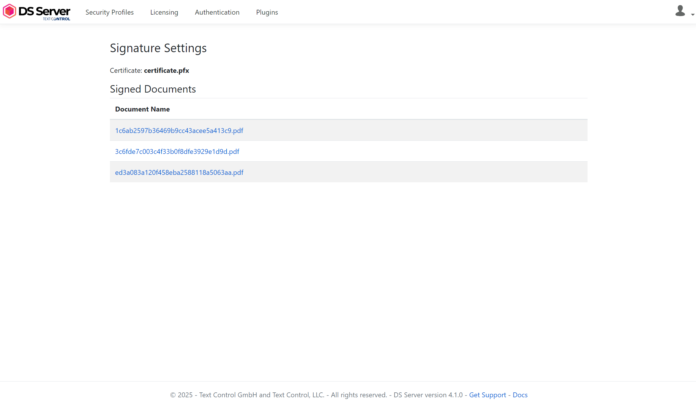 Plugin UI