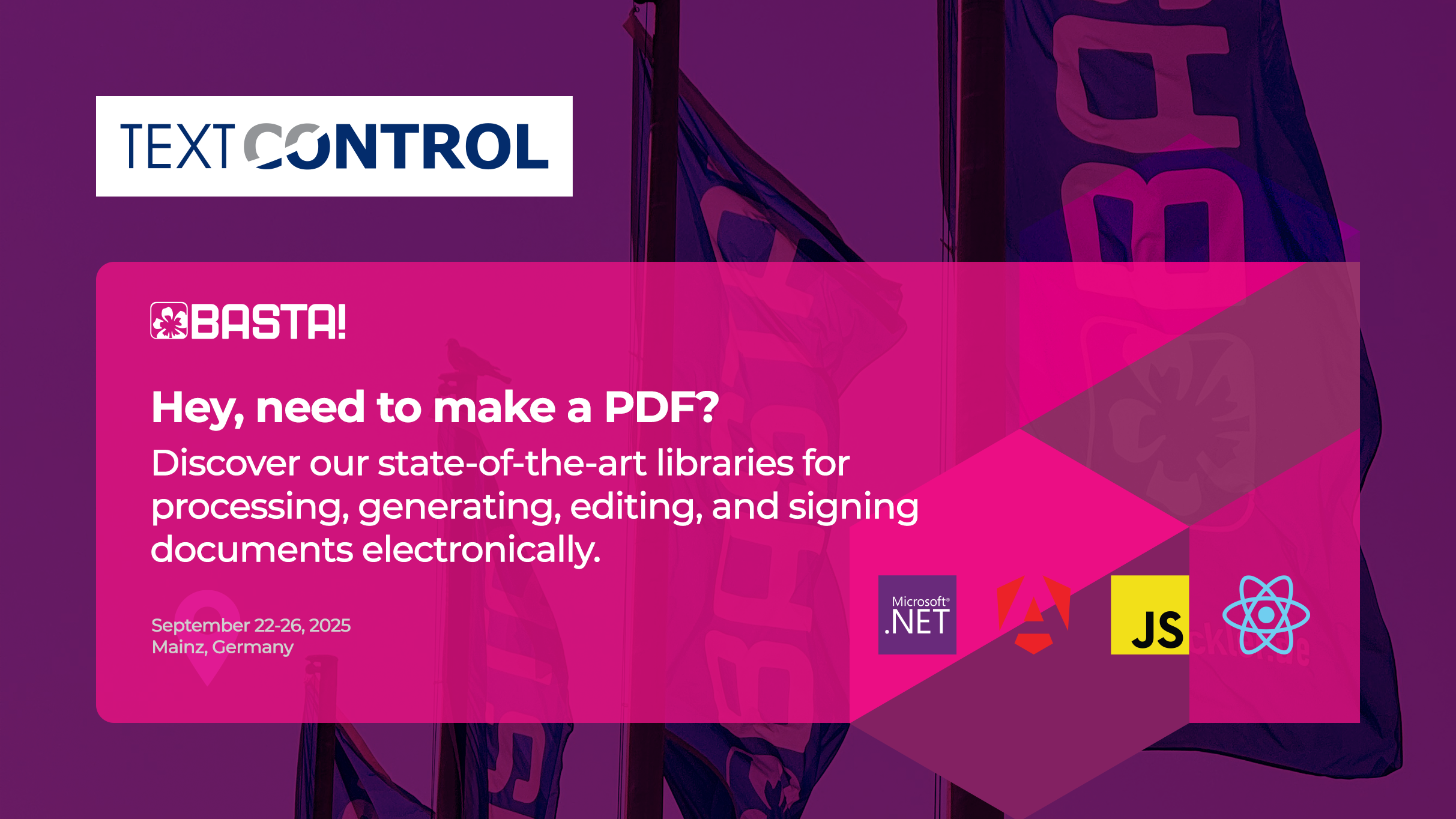Text Control at BASTA! 2025