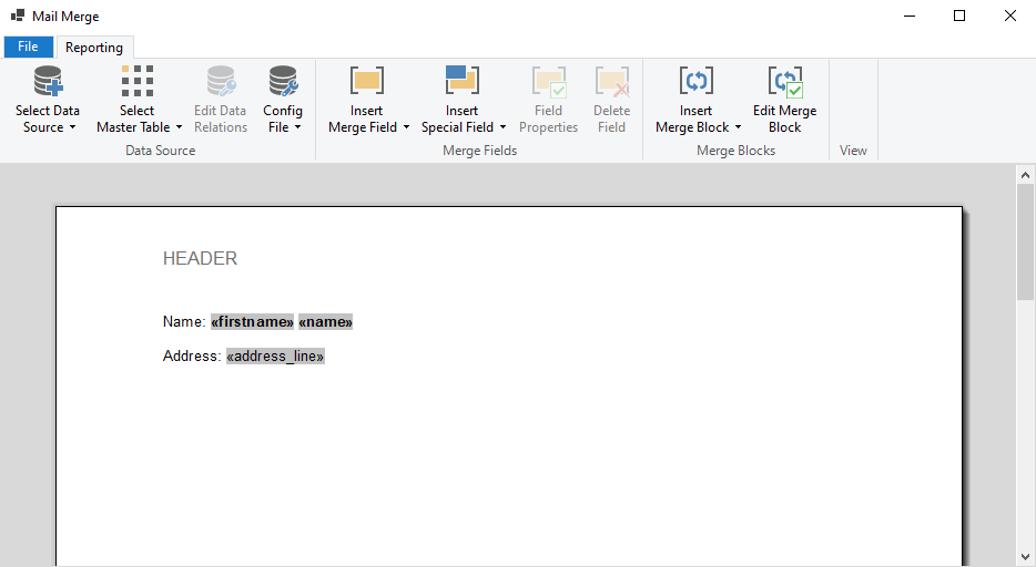 Creating documents with TX Text Control