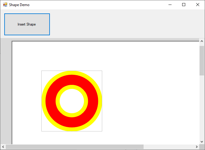 TX Text Control shapes